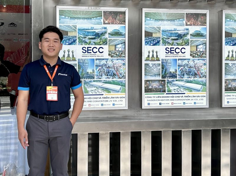 Tham gia triển lãm ngành điện lạnh tại SECC cùng đối tác Daikin